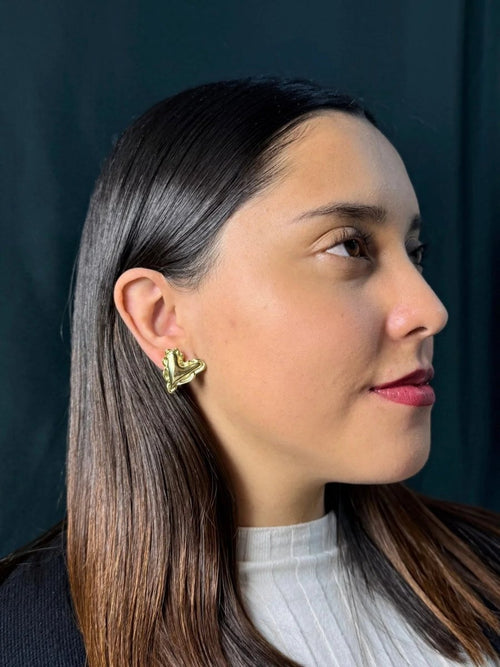 ARO CORAZÓN ABSTRACTO - Joyería Saviér