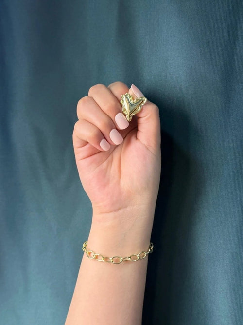 ARO CORAZÓN ABSTRACTO - Joyería Saviér