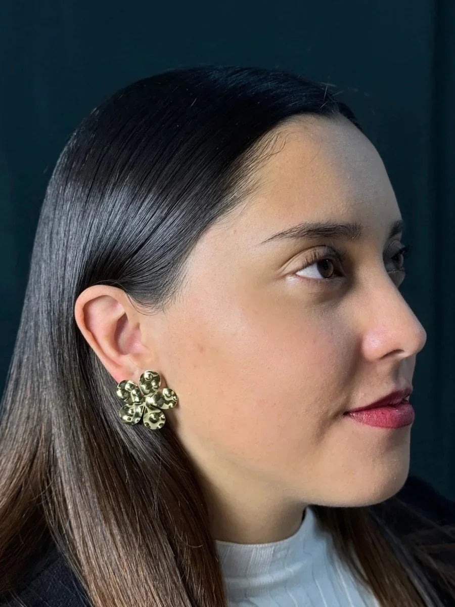 AROS FLOR MACHACADA - Joyería Saviér