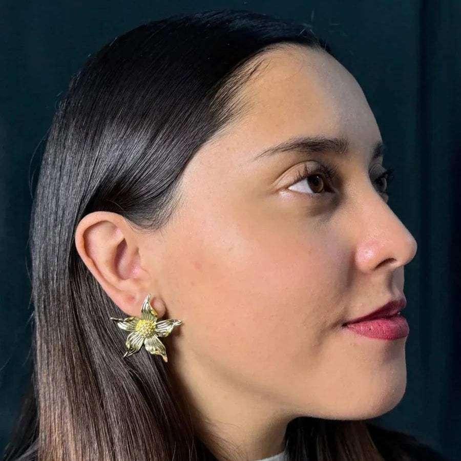 AROS FLOR NARCISSUS - Joyería Saviér