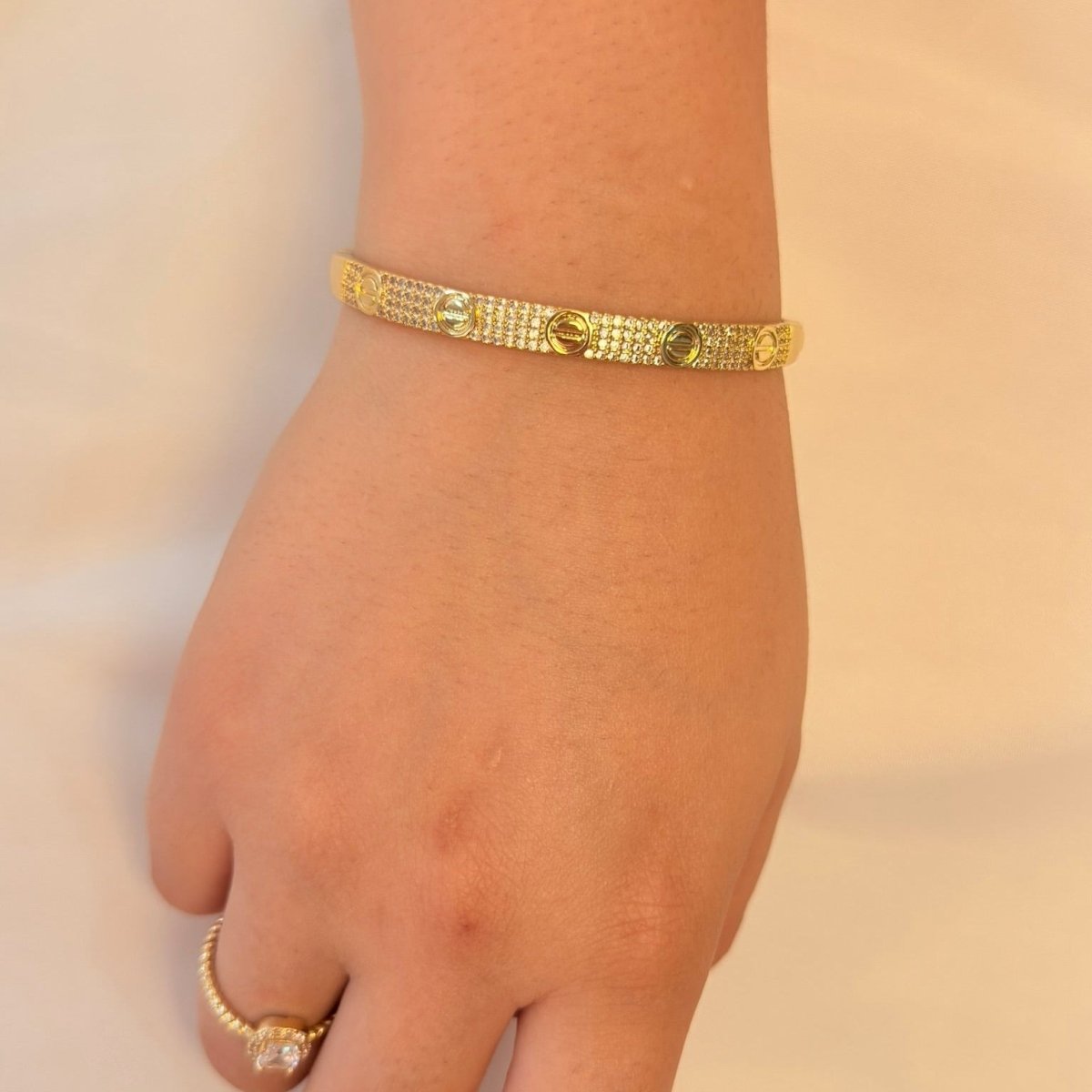 Esclava Cartier circón - Joyería Saviér