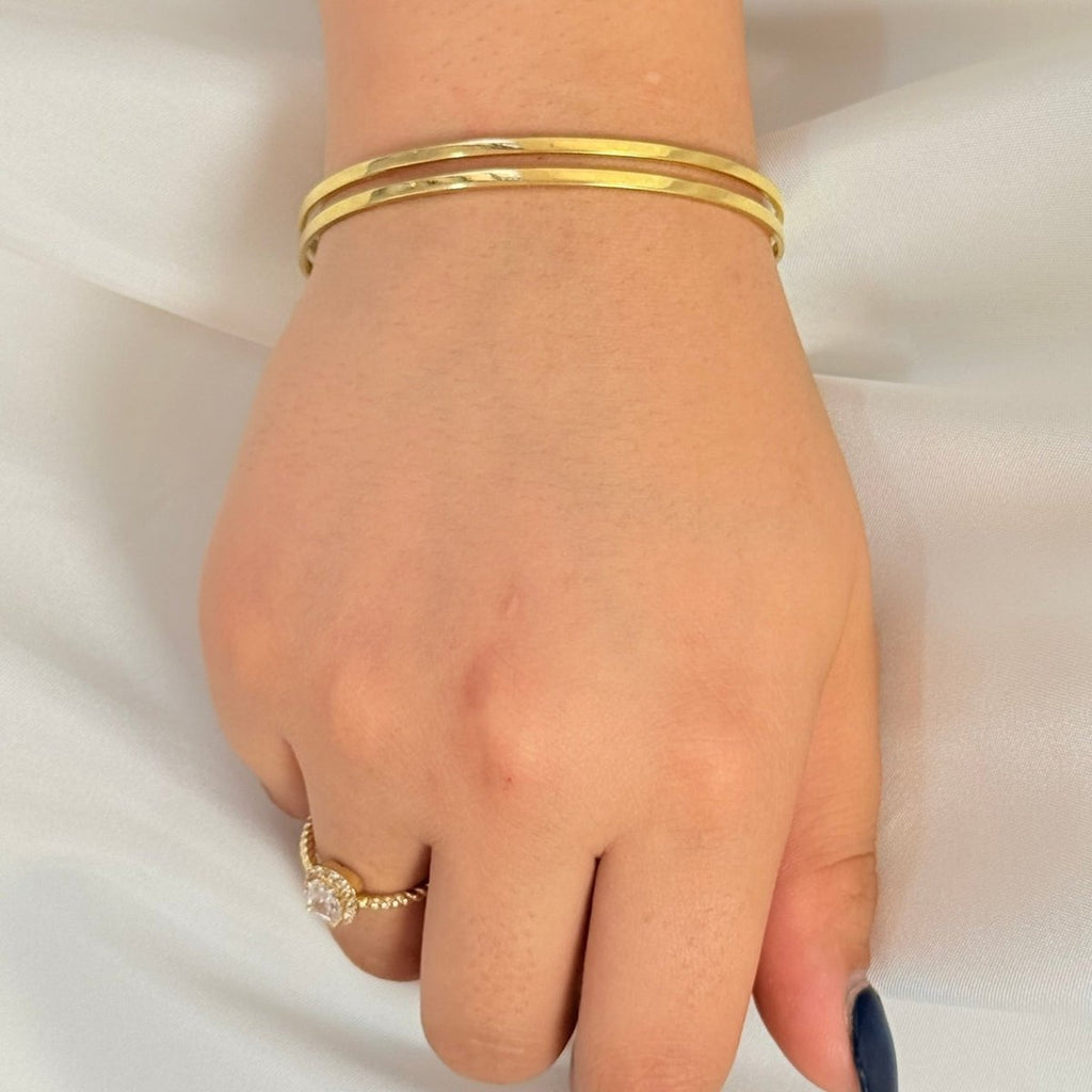 Esclava doble - Joyería Saviér