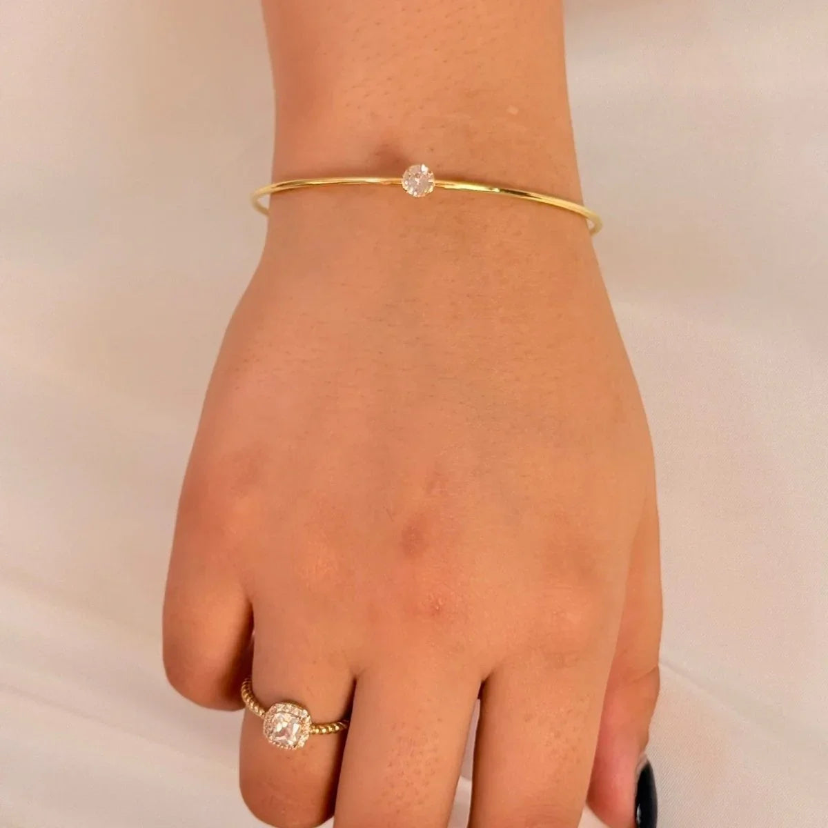 Esclava gran circón - Joyería Saviér